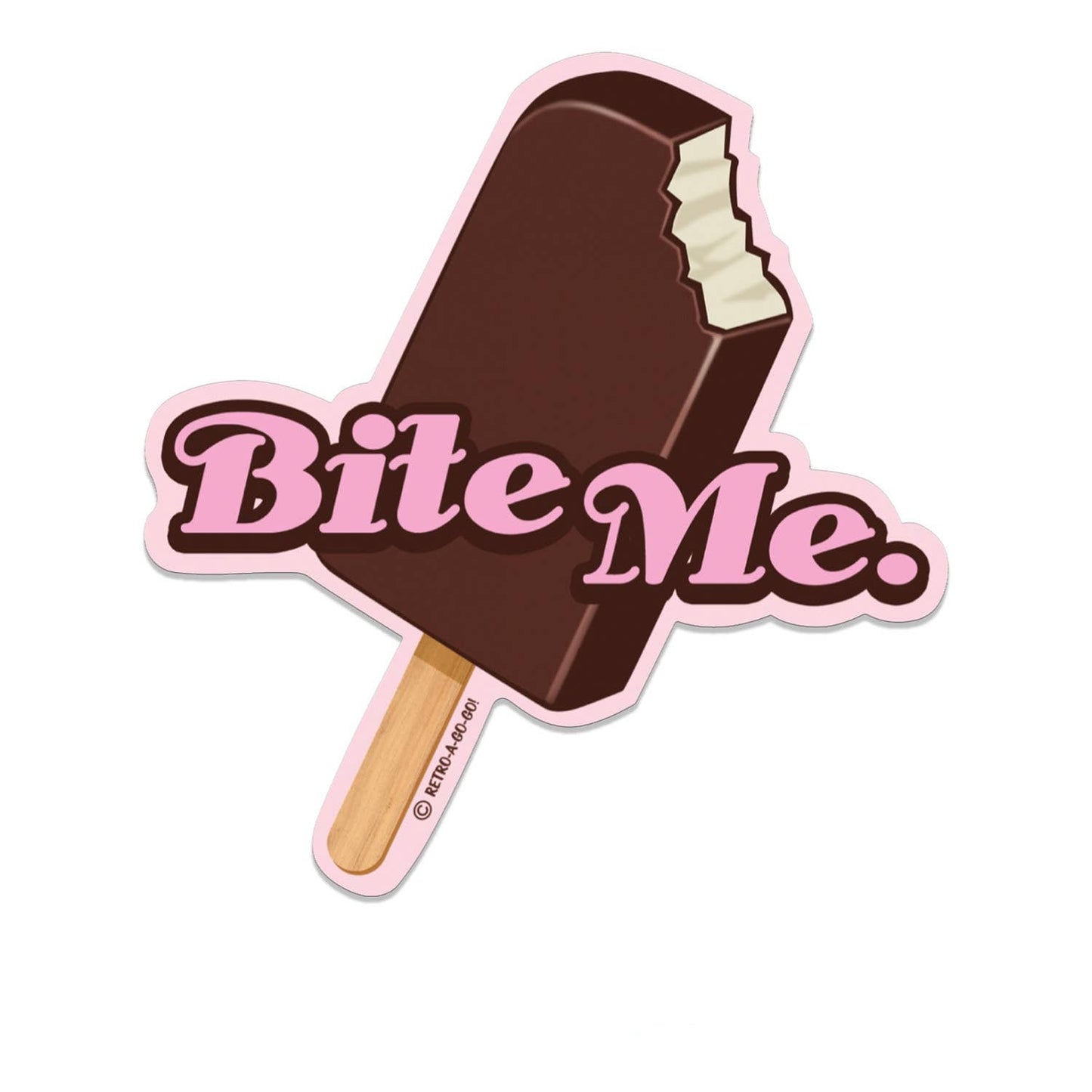 Bite Me Ice Cream Vinyl Sticker