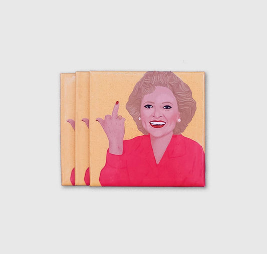 Betty White Bird Magnet