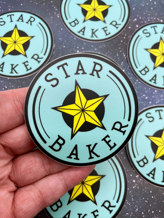 Vinyl Decal - Star Baker -Great British Baking Show
