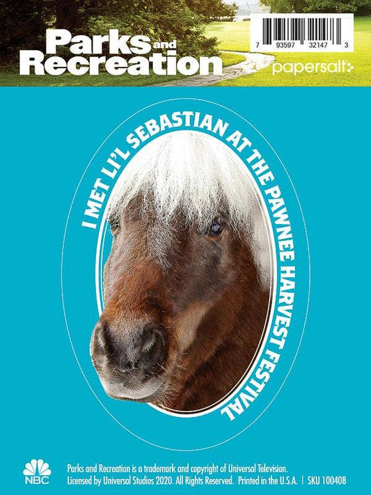 Parks and Rec: Li'l Sebastian Laptop/Water Bottle Sticker