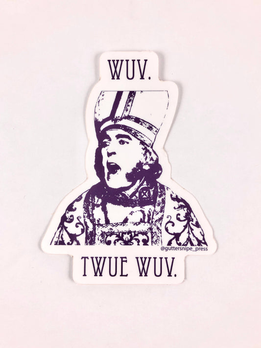 Twue Wuv Princess Bride Sticker