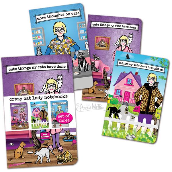 Crazy Cat Lady Pocket Notebooks