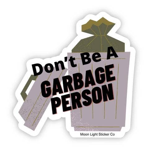 Garbage Person Sticker