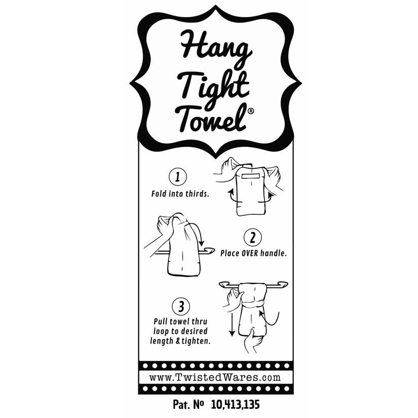 Squeeze My Bottom -  hangtight towel