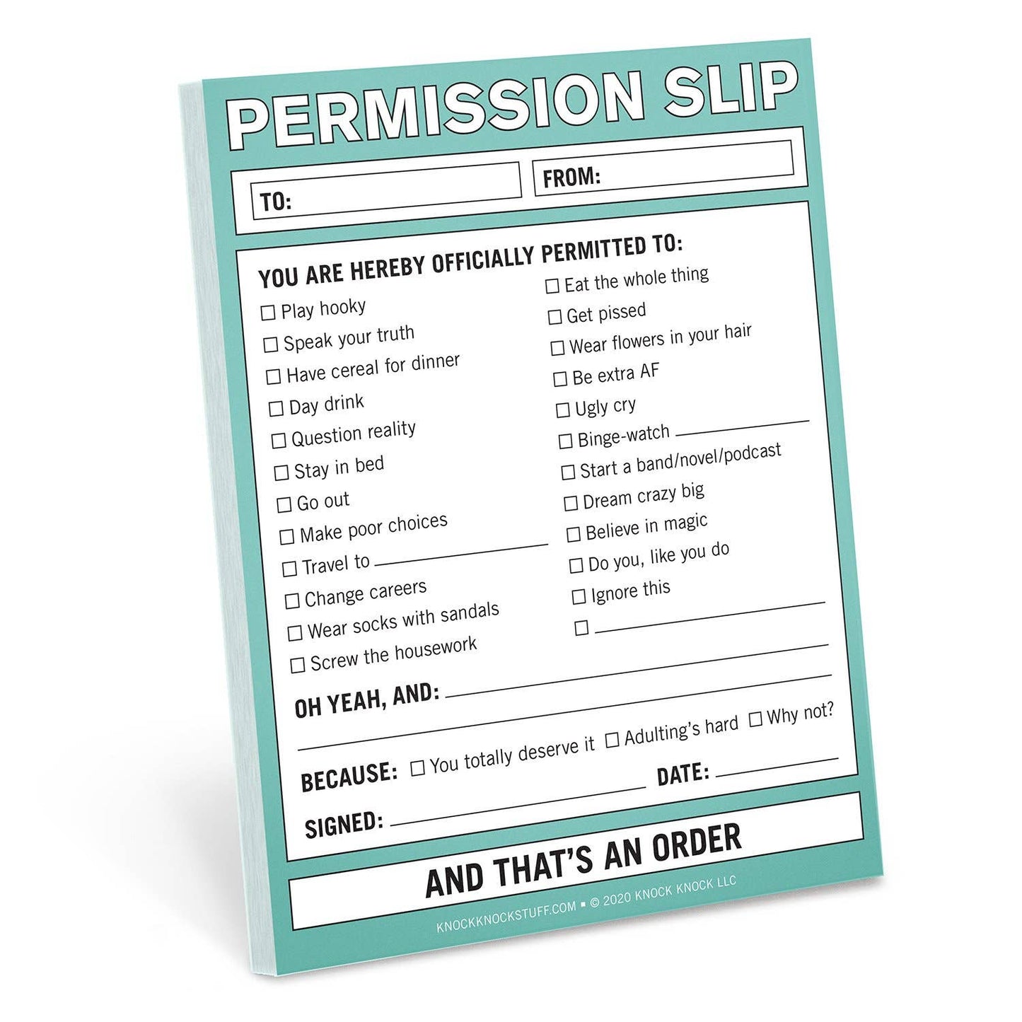 Permission Slip Nifty Note