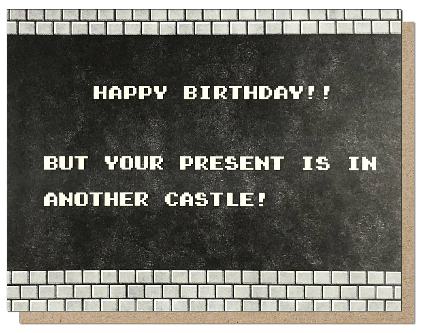 Classic Mario Birthday Card