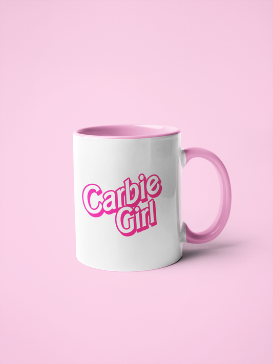 Carbie Girl - Pink Barbie Mug