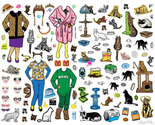 Crazy Cat Lady Dressup Activity Kit