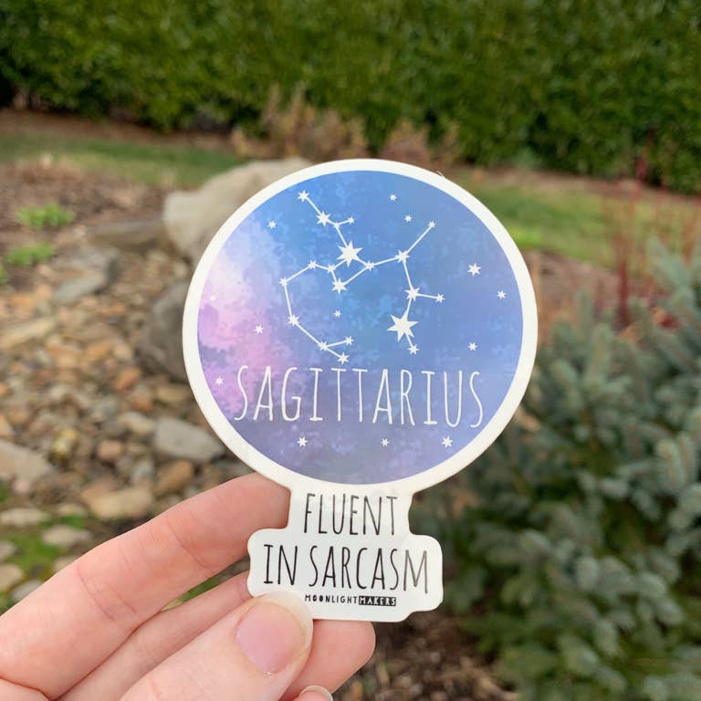 Sagittarius - Fluent In Sarcasm Sticker