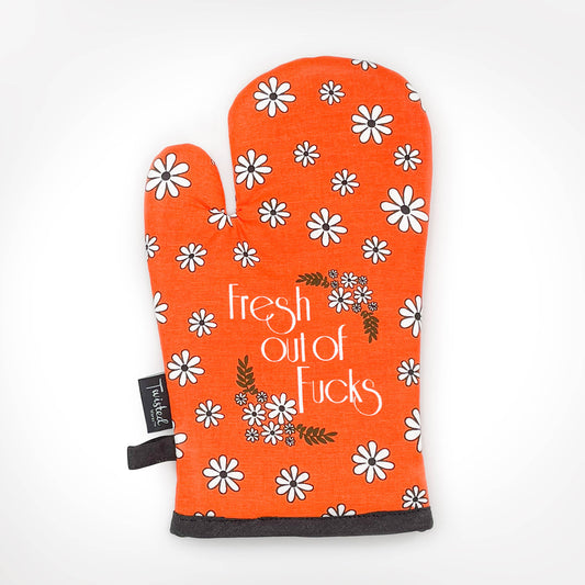 Fresh Out of Fucks Oven Mitt