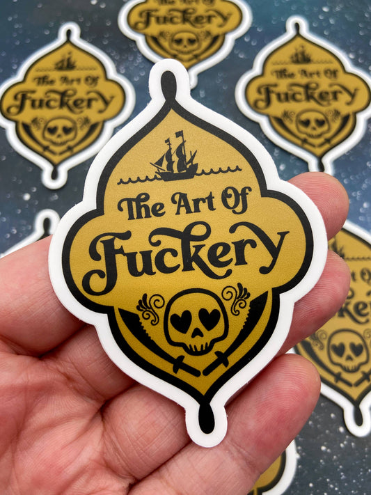 Vinyl Decal - The Art of Fuckery - Our Flag Means Death