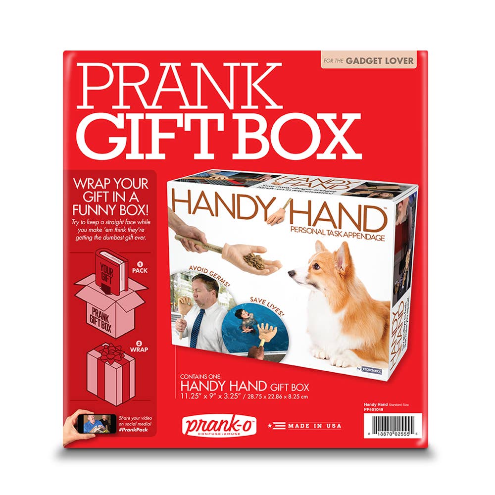 Prank Gift Box Handy Hand – Snark Gifts