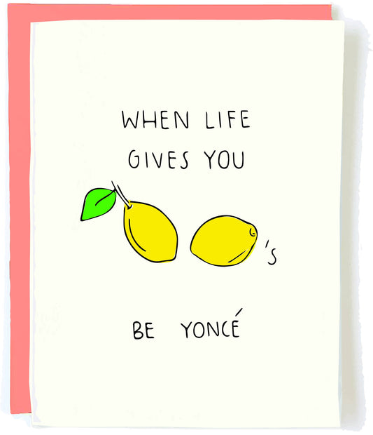 Beyonce Lemonade Greeting Card