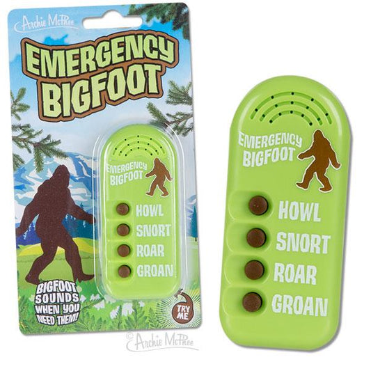 Emergency Bigfoot Button