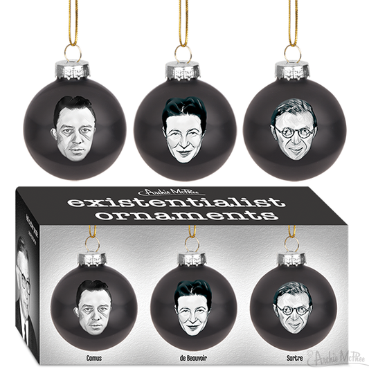 Existentialist Ornament Set of 3