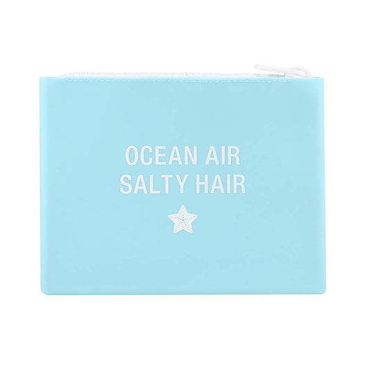 Ocean Air Salty Hair Silicone Makeup Bag