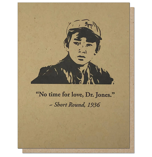 No Time for Love, Dr. Jones Card