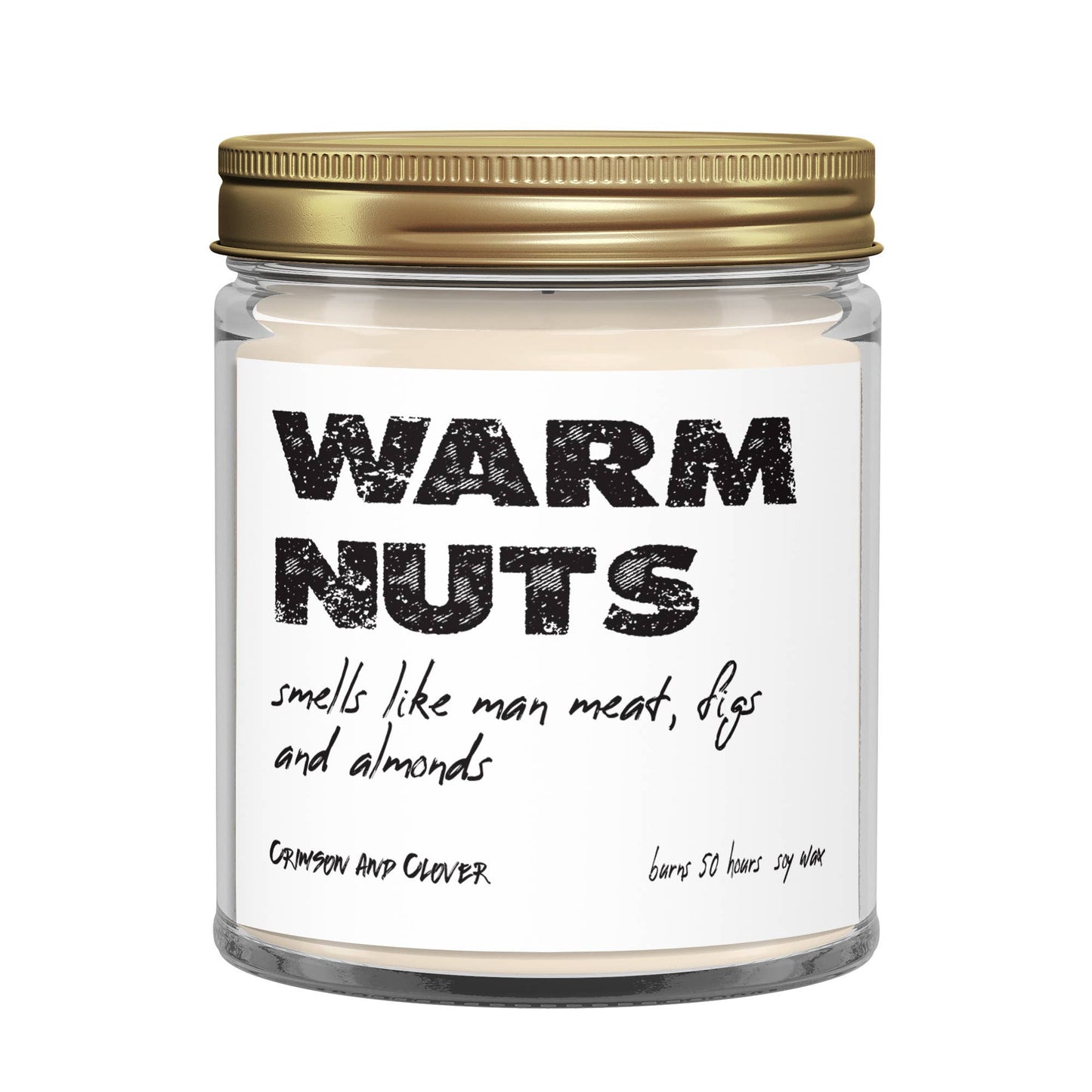 Warm Nuts Jar Soy Candle
