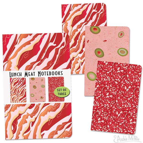 Lunch Meat Mini Pocket Notebooks