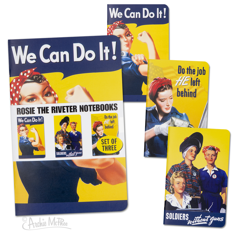 Rosie The Riveter Pocket Notebook Set